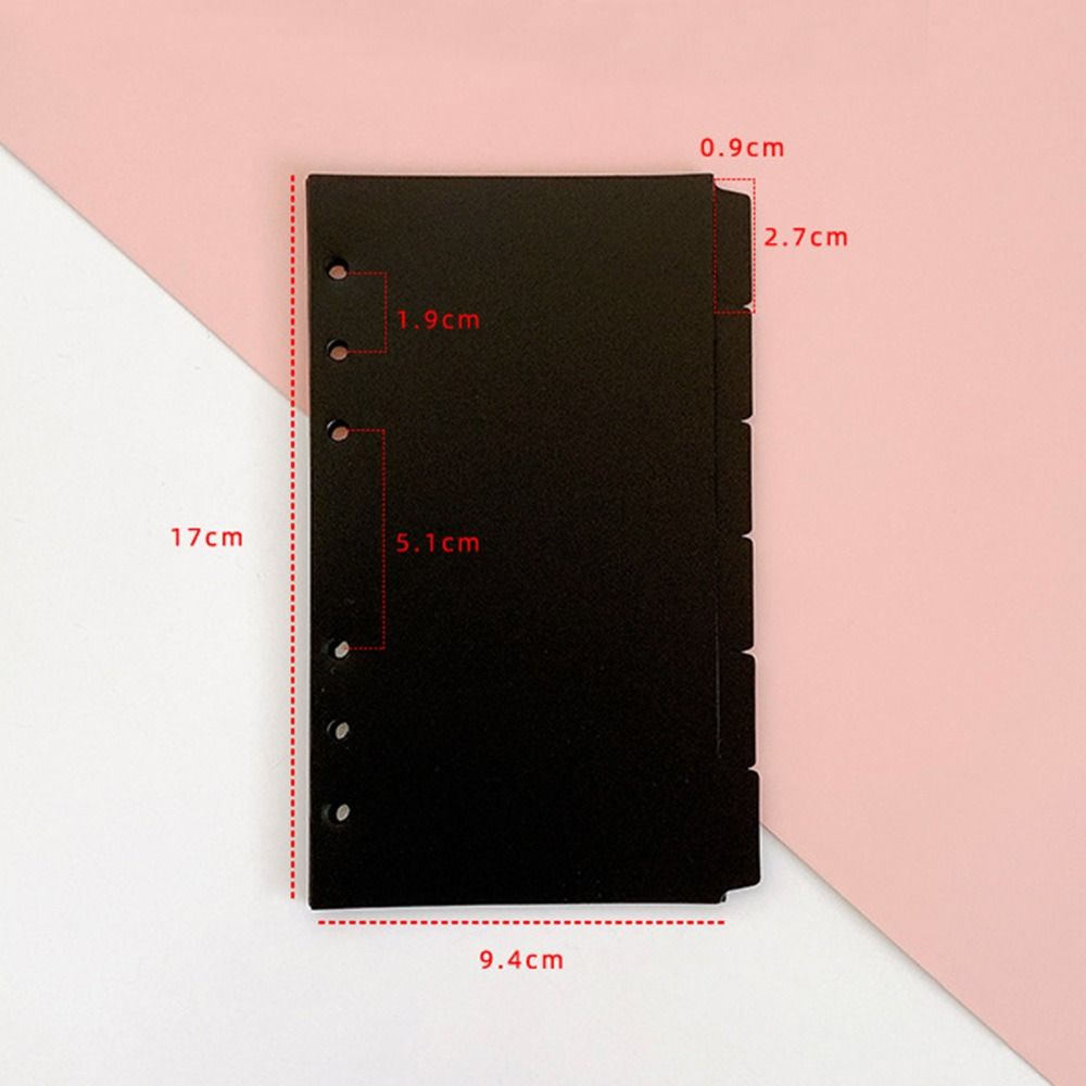 Page Notebook Separator Paper Index A5 A6 Loose-leaf Book Partition Accessories