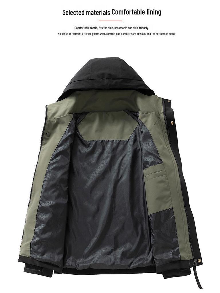 Men's Trendy Hooded Windproof Jacket - New 2026 Spring/Summer/Autumn Collection