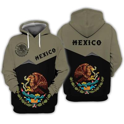 Mexico Camouflage Military 3D Printed Hoodies For Men Mexican Camo Army Veteran Pullovers Casual Mens Tracksuit Sweatshirts Ropa