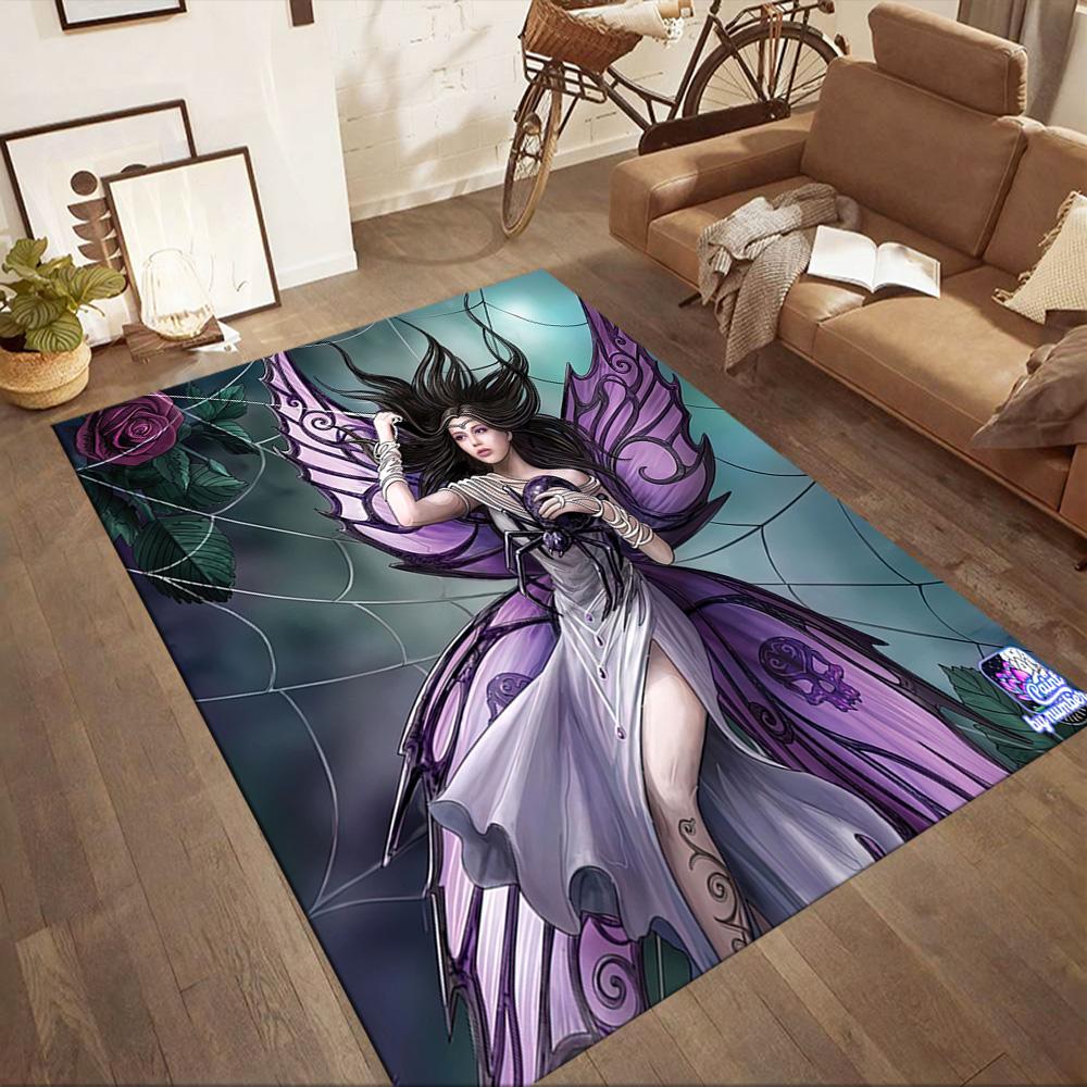 Gothic Style Floor Rug Office Rug Suitable for Playrooms Decorate Room Balcony Game Room Antislip Carpet Office Home Decor Gift for Festivals