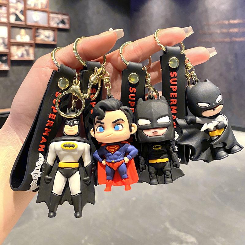 Cartoon Superhero Keychain, Fashion Bag Pendant, Portable Key Chain Accessories, Decor Ornament, Small Gift for Men Women