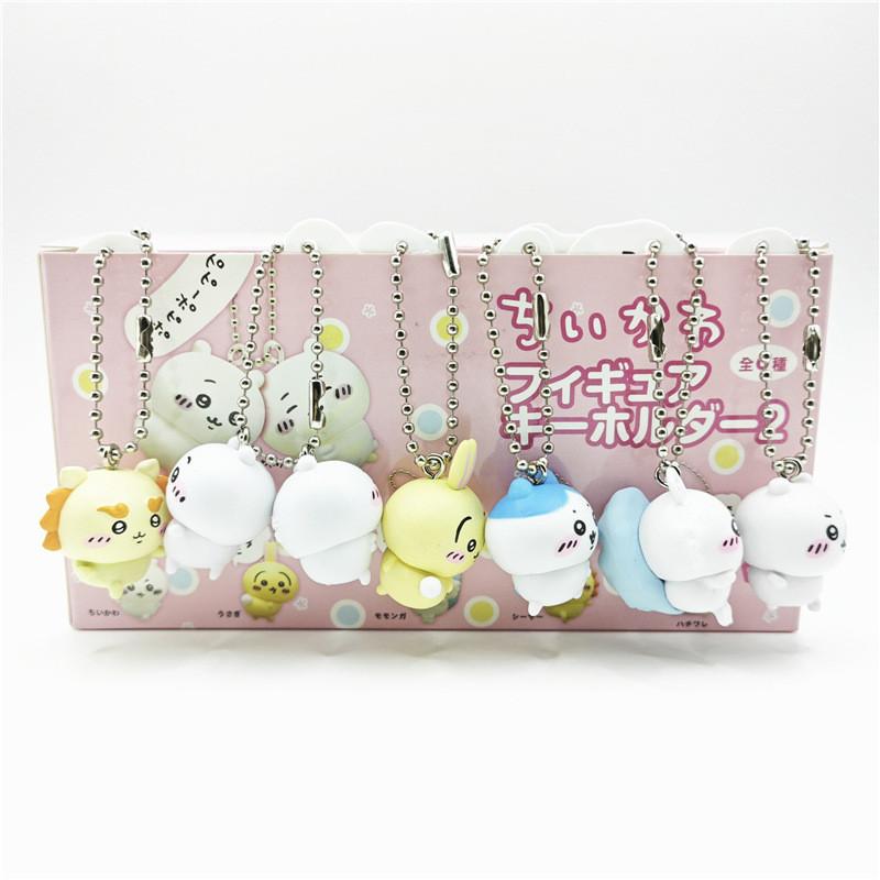 Delightful Self-mocking Bear Character Figurines Blind Box Keychains Perfect For Gifts