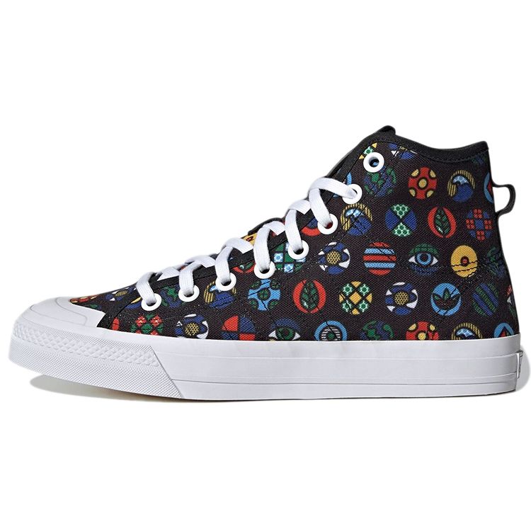 

Adidas Originals Craig Karl X Nizza Series Hi Rf Collaboration Casual High-Top Sneakers Unisex Sneakers Black White GZ1331 36⅔