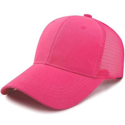 Sportliche Cool Mesh Kappe (Rosa) Einfacher Sommer-Fischerhut