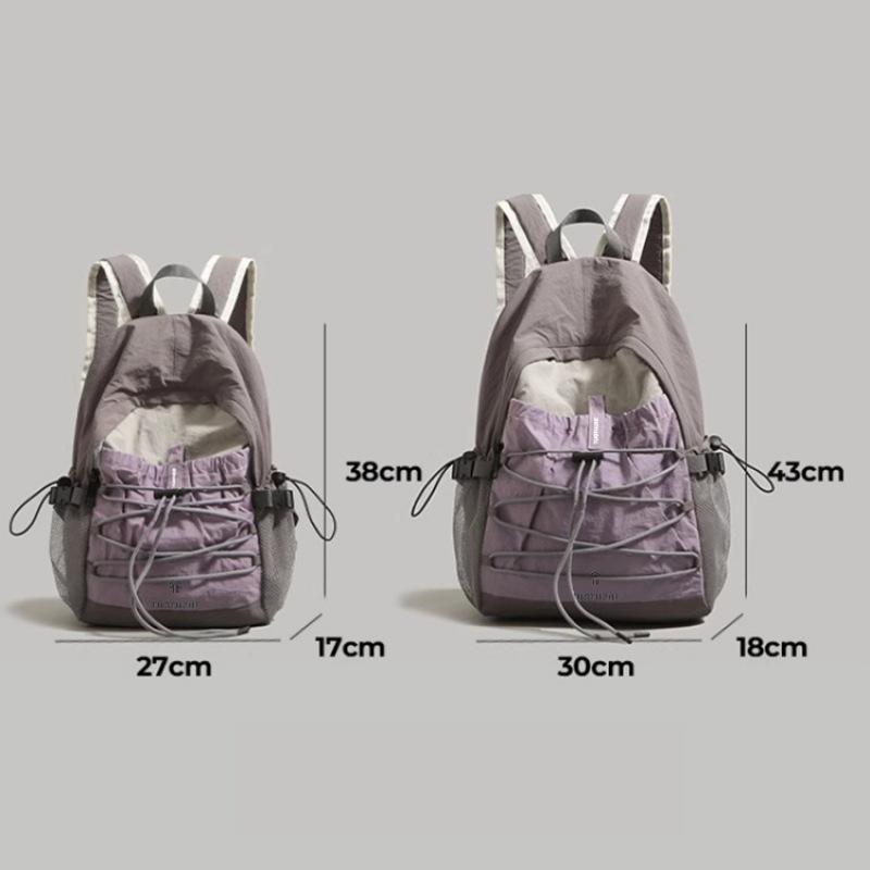 Schoolbag simple backpack new female college bag sports backpack mountaineering bag short trip bag