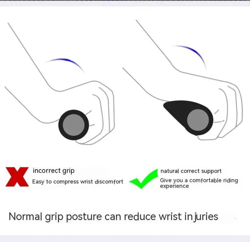 2PCS Non-slip Mountain Bike Handlebar Grip Soft Rubber MTB Grips Anti-skid Comfortable Lockable Bicycle Grips Bike Parts