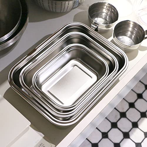 Nonoji Stainless Steel Storage Container, Microwave-Safe, Stainless Steel Magic Container, Small, 650ml, Oven-Safe, Freezer-Safe, and Dishwasher-Safe,