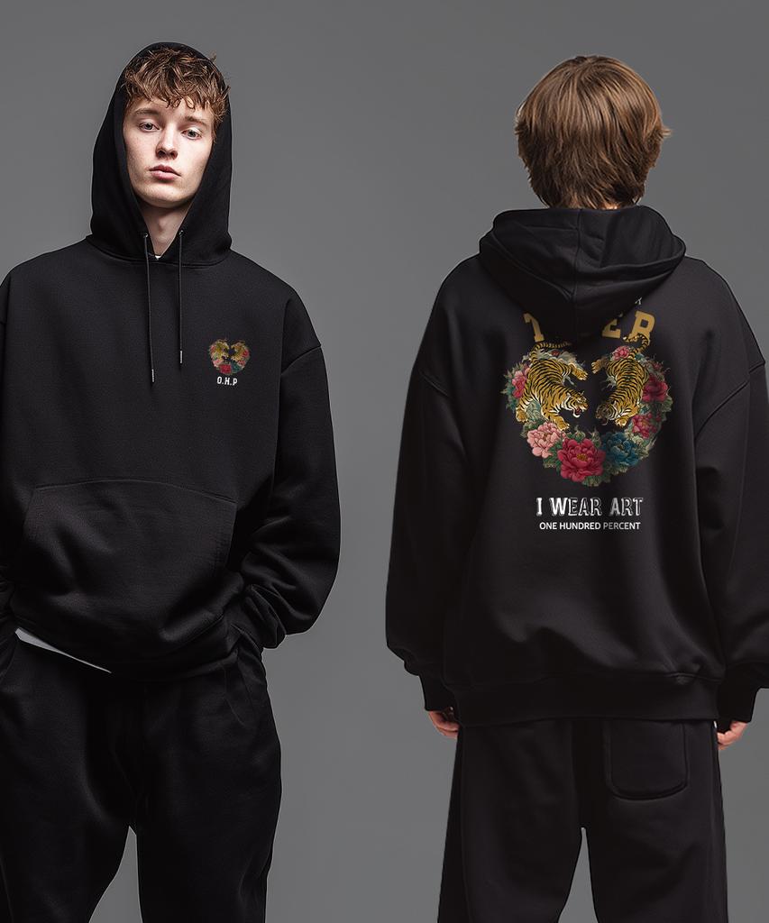Ohpxharmonia Heart Tiger Oversized Heavy Hoodie 6 (A Type)