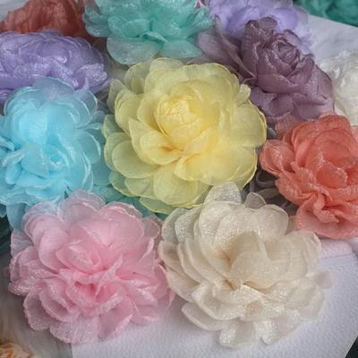 Handgemachte künstliche Blumen, Hochzeitskleid-Dekoration, Nähflicken für Schuh- und Hut-Accessoires