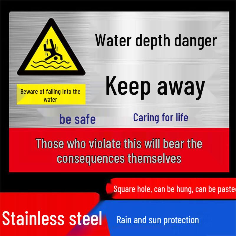 Langxi Metal Restricted Space Warning Sign