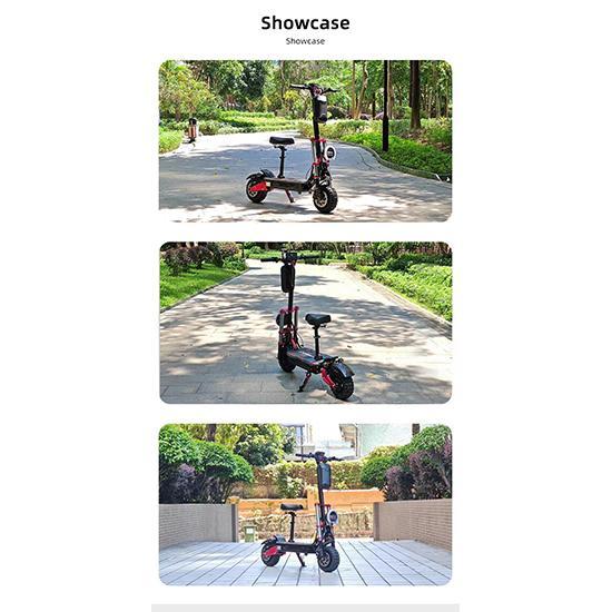 E-Scooter BOYUEDA S5 Elektroroller 6000W Motor 60V38AH Akku 120KM Reichweite 85KM/H Geschwindigkeit NFC Smart App RGB-Lichter Offroad E-Scooter