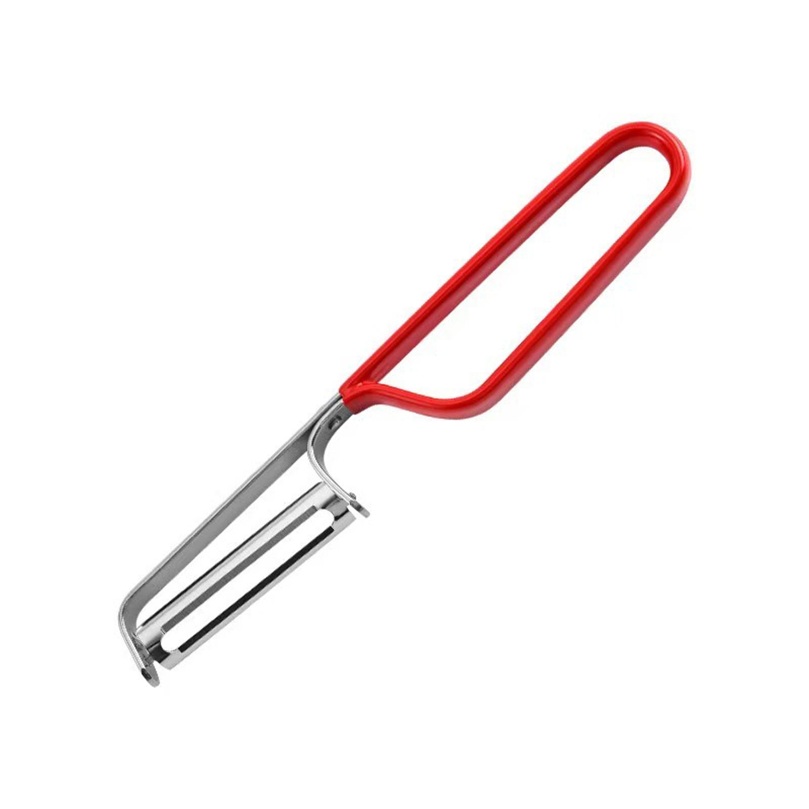 

Stainless Steel Vegetable Peeler Kitchen Fruit Peeler with Ergonomic Handle for Efficient Peeling and Kitchen Use one size красный