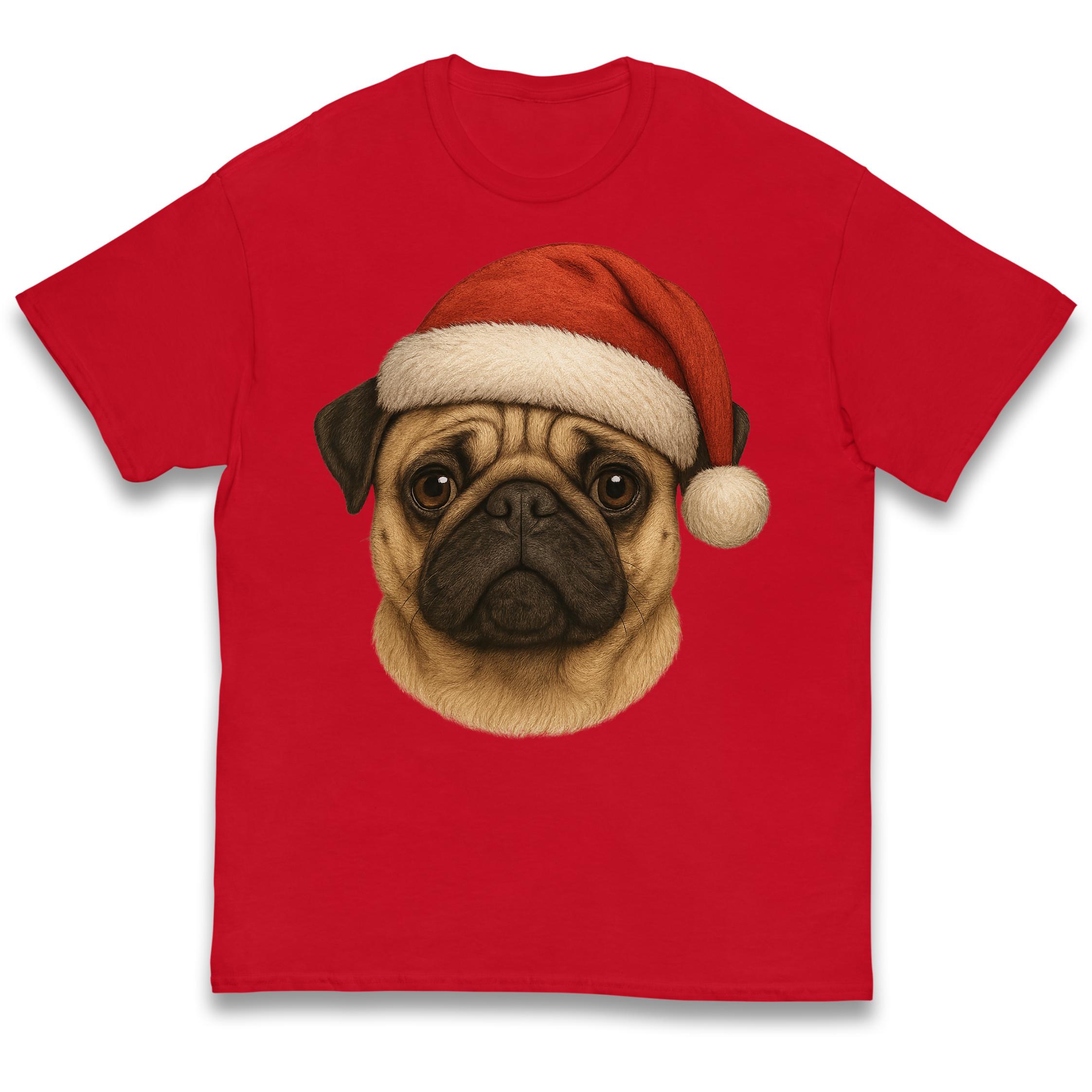 Pug Face Christmas kids t shirt 100