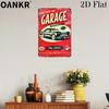 Vintage Mechanic On Duty Metal Tin Sign, Full Service Garage Art Plaque, Man Cave Wall Decor Gift