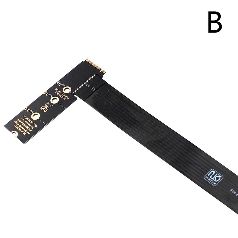 NVME Extension Cable Riser Card SSD Adapter Dual Protocol PCIE 4.0 M.2 M Key For 2230 2242 2260 2280 M.2 PCIE / M2 NGFF SATA SSD
