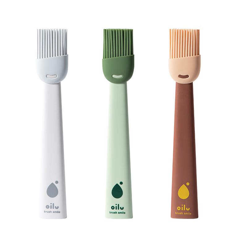 Food Grade Silicone Basting Brushes, 3-Pack