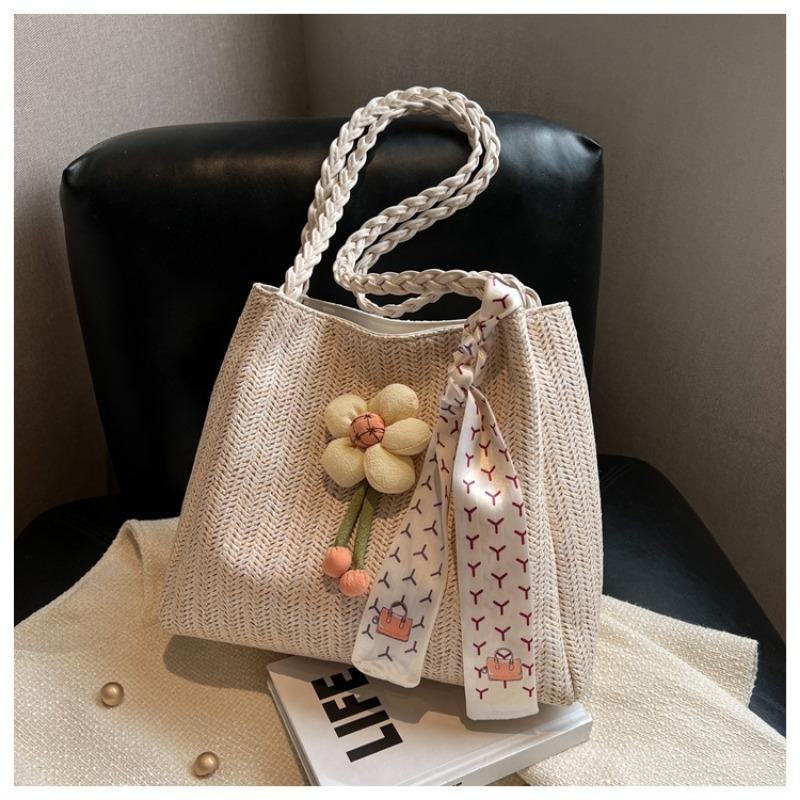 2025 Summer New Large Capacity Beach Vacation Single Shoulder Crossbody Commuter Tote Bag