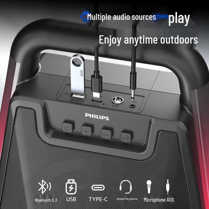 Philips Portable Outdoor Bluetooth Speaker SD140