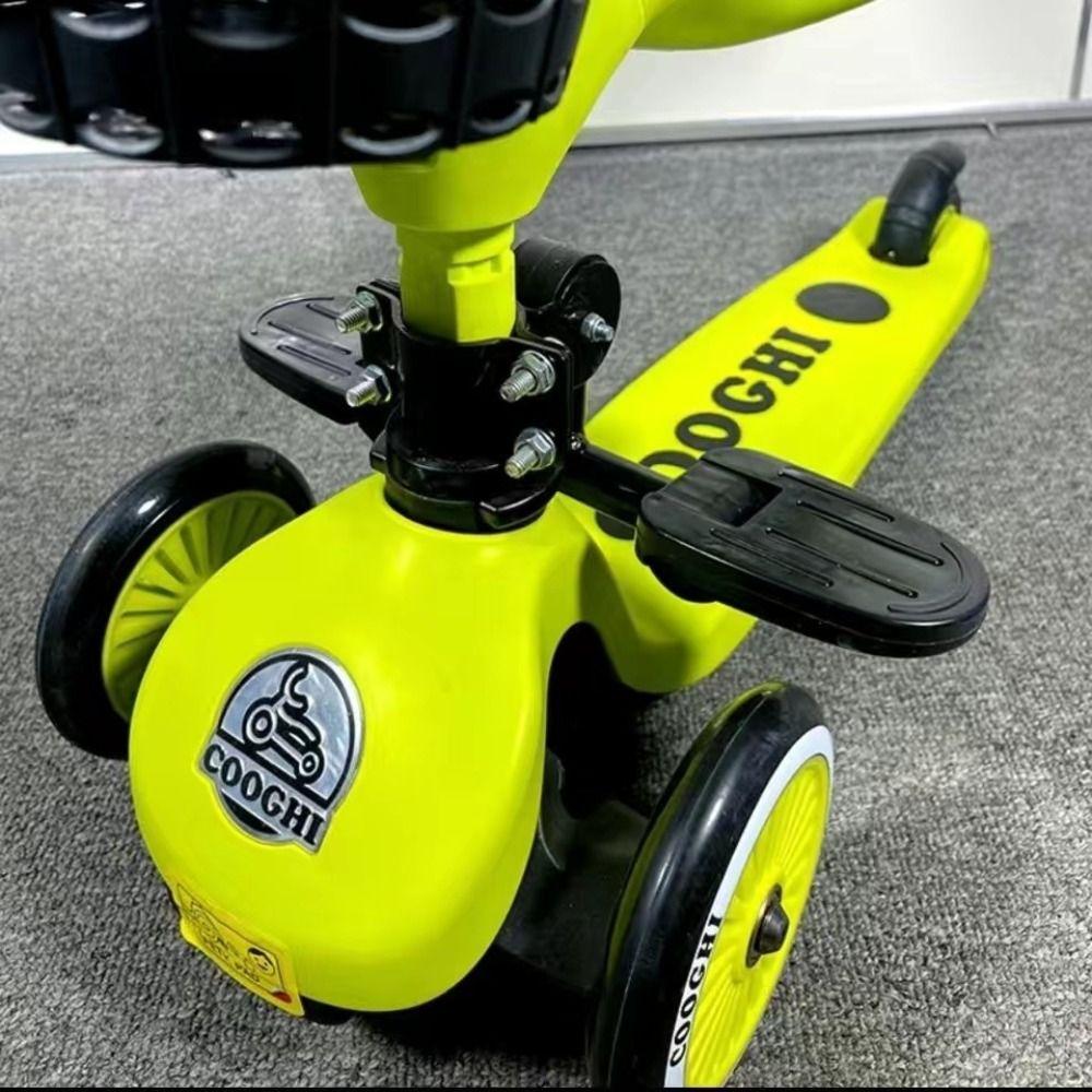 Svart Balanscykel för Småbarn Fotstöd Universellt Fotstöd Fotstöd Pedal för Sparkcyklar med Sits