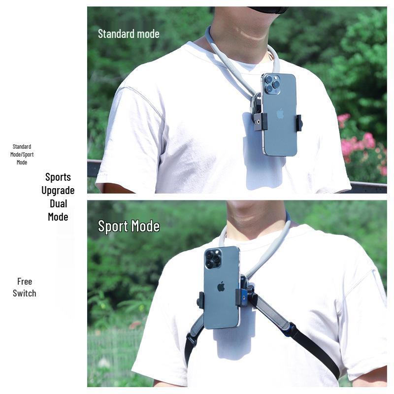 Neck-Mounted Sports Camera Bracket for Cycling and Fishing, Compatible with 360x3 Models
