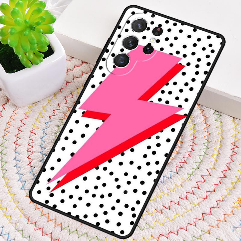 Blitz Polka Dots Stern Niedliche Silikon Handyhülle Für Samsung Galaxy note 10 pro S26 S25 S24 S23 S22 S21 Plus Ultra Capa Cover