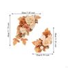 2 Pieces Floral Decor for Wedding Arch with Artificial Flowers Reception And Backdrop