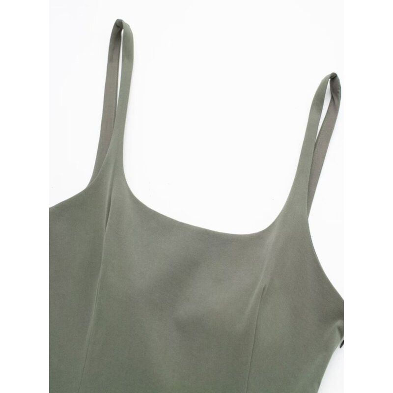 Fashion Style 2024 Spring New Arrival Women's Clothing Tooling Style Pleated Sling Short Dress 3067311 505