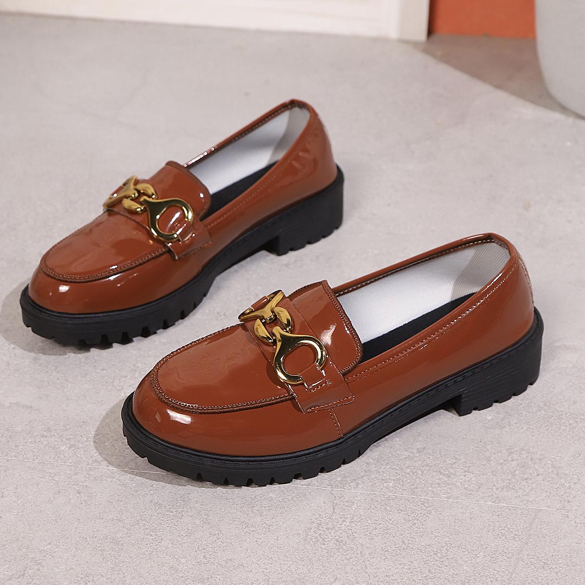 

Fashion Women s 2026 Spring New Loafers Flat Shoes Comfortable Leisure Outdoor Non-slip Sports Shallow Mouth Women s Flat Shoes 36