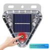 Multicolor LED Wireless Truck Lamp Solar Powered Strobe Flashing Triangle Lamp  Motorcycle Use