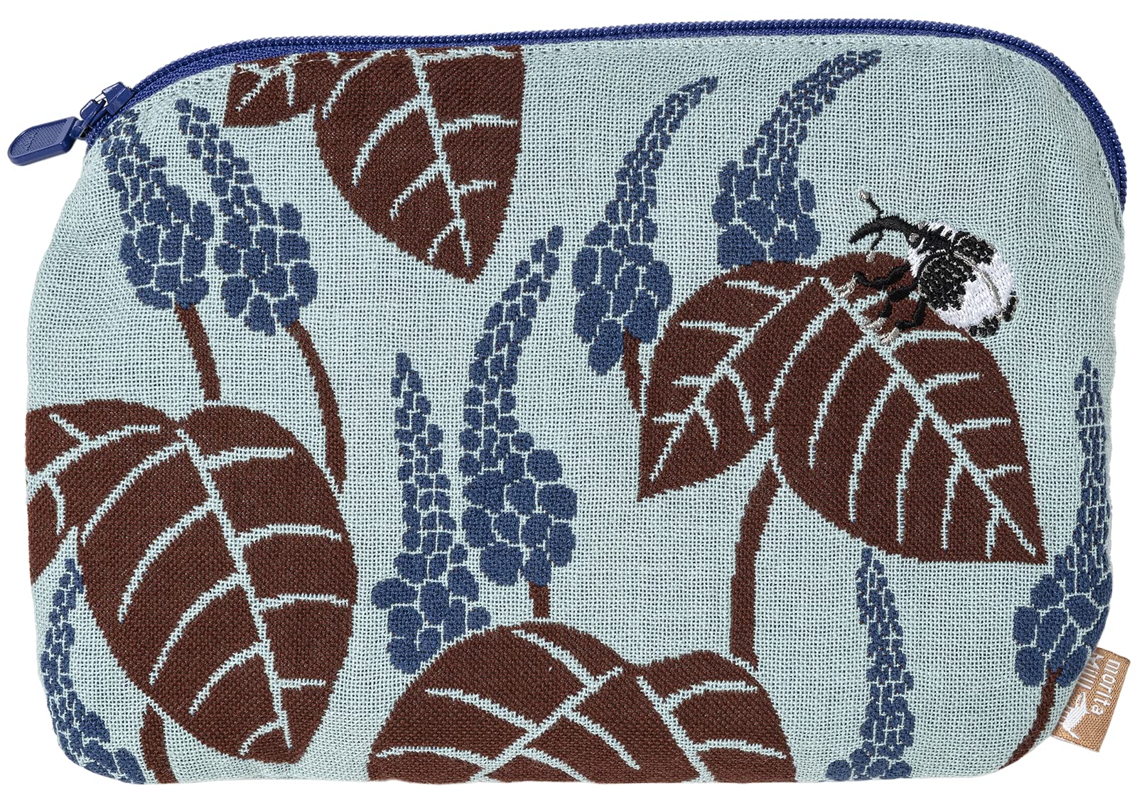 

Kusunokibashi Monori Flower and Weevil Light Blue [moritaMiW] Pouch, Design, [A-68397-90-LB]