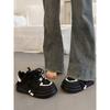 Niche thick-soled muffin board shoes women's versatile 2 new autumn height-increasing casual sports dad shoes