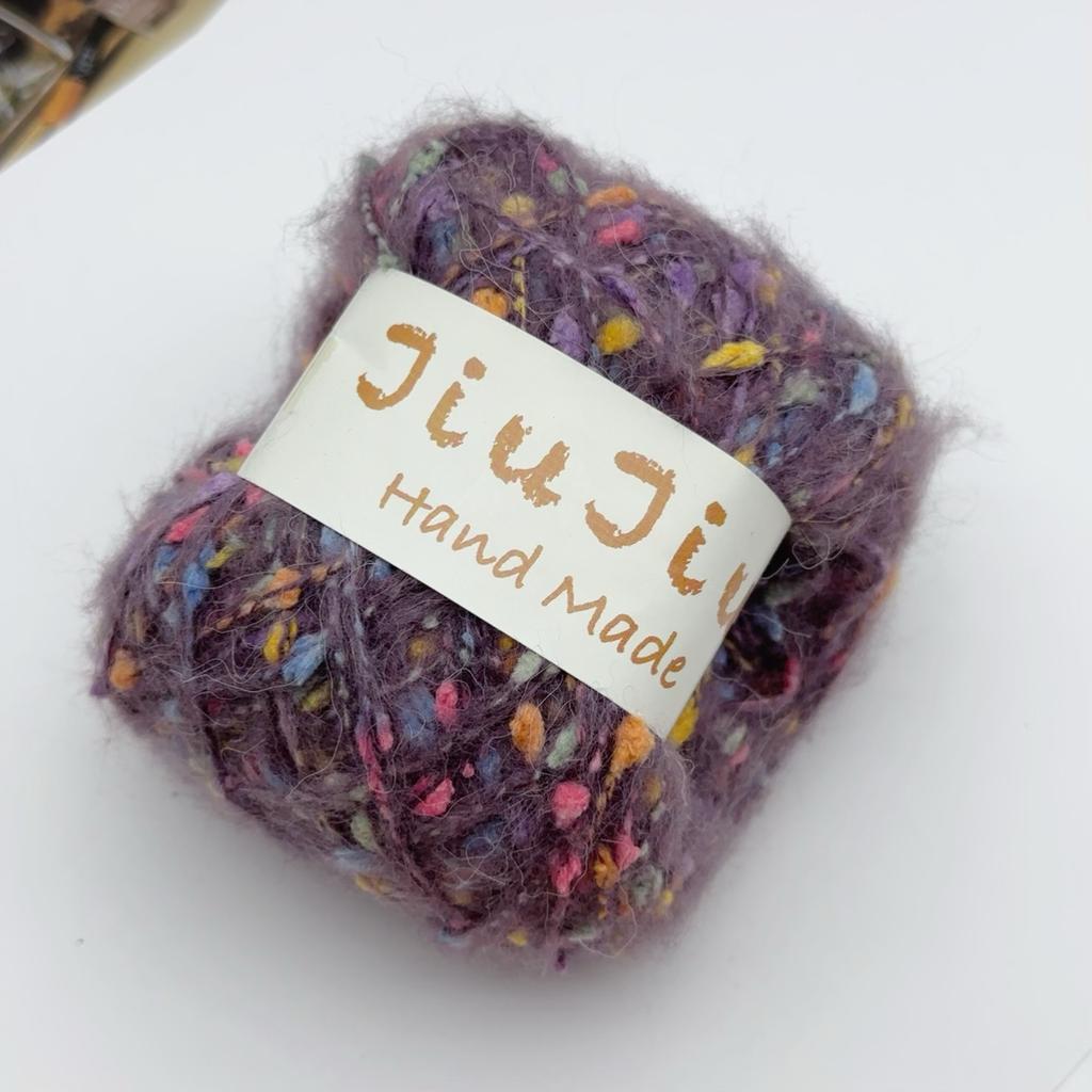 250g Yarn Handmade Wool Gypsy Ball Color Knitting Rough Mix Plush Yarn Ball Crochet Designer Sewing Sweater Accessories