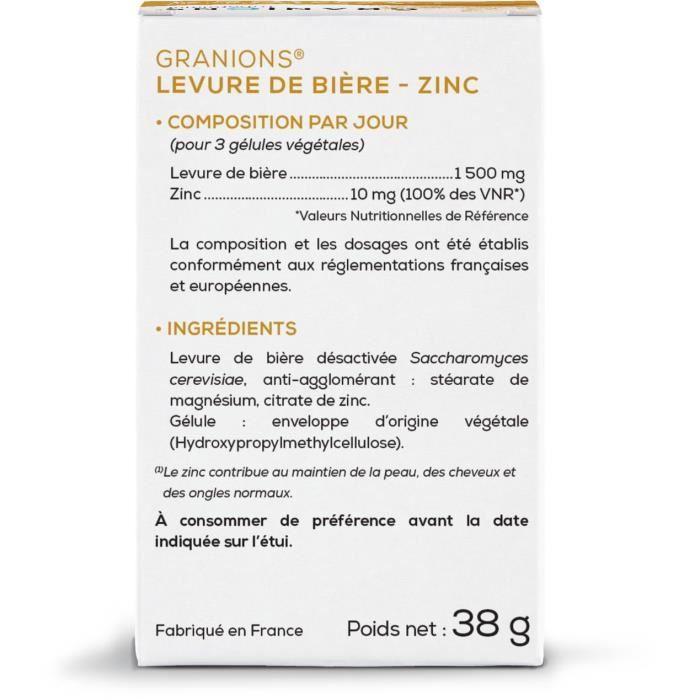Granions Levure De Bière 60 Gélules