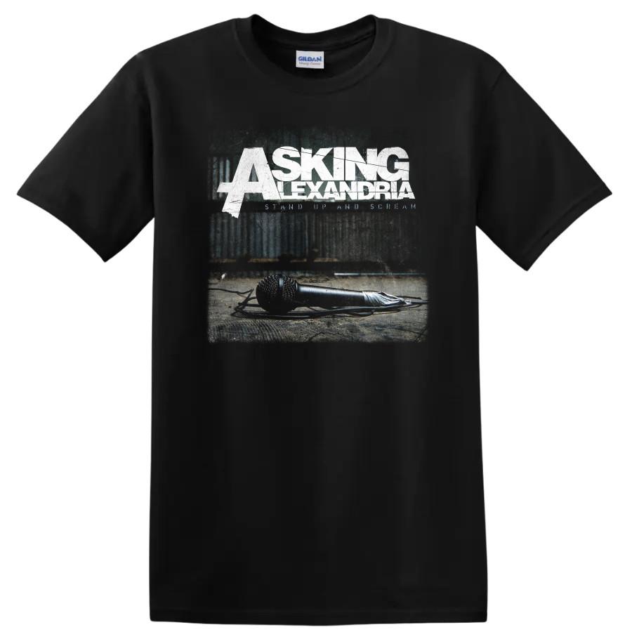 Asking Alexandria Rock Metal Music T Shirt Stand Up And Scream Tee