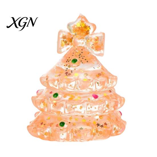 Relaxation Toys for Travel Christmas Tree Stress Ball, Soft TPR Squeeze Toy Relief, Glow Relief Adults in Dark Hand Fidget Sensory Toy, Holiday
