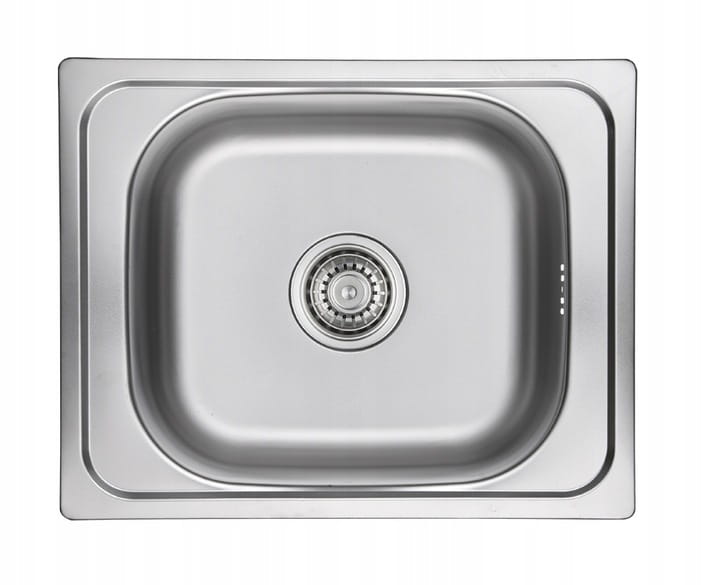 Orion 40x50 inset steel kitchen sink + siphon