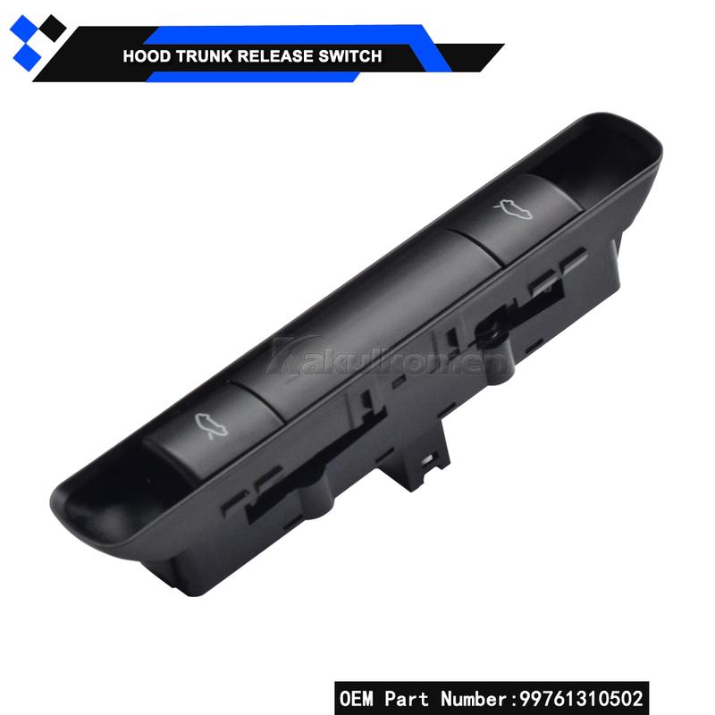 99761310502 99761310502A05 For Porsche 911 987 997 Boxster Cayman Carrera Car Hood and Decklid Trunk Lid Release Switch Button