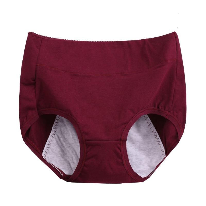 Lady Cotton Crotch Comfortable Underwear Physiological Pants Ladies Female Lengthen Briefs