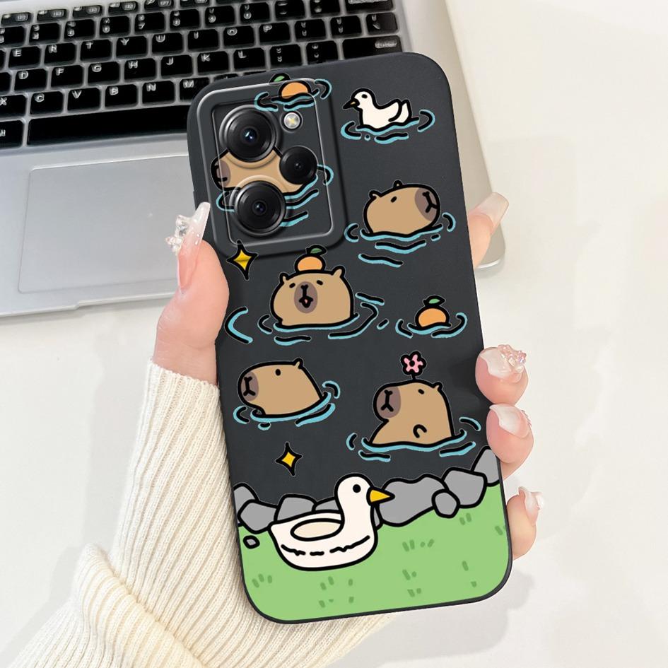 For Xiaomi Poco X5 Pro 5G Case Fashion Butterfly Daisy Flowers Soft Silicone Cover For Xiaomi PocoX5 X5Pro Full Protection Funda