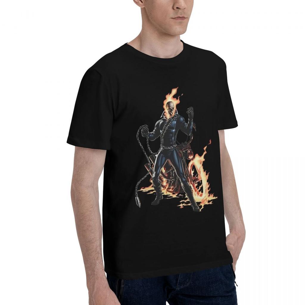 Alliance Streetwear Ghost Rider 100 Cotton Casual Breathable Confortable Tops Football Shirts 2025 T Shirt Men
