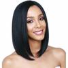 Fashion Synthetic Wigs for Women Ladies Straight Short Bobo Black Hair Heat Resistant Fiber Party Cosplay Daily Use Wig