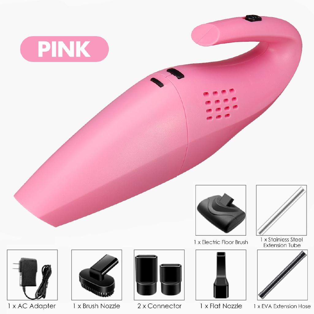120W El Tipi Kablosuz Elektrikli Süpürge Ev Araba Islak Kuru Çift Kullanım Yüksek Güçlü Temizleme Makinesi Alet Uzatma Borusu Yeni