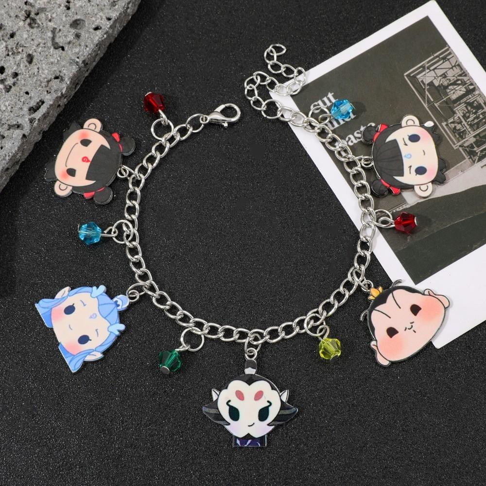Nezha Ao Bing Cartoon Charm Bracelet With Zinc Alloy Pendant For Gift Giving