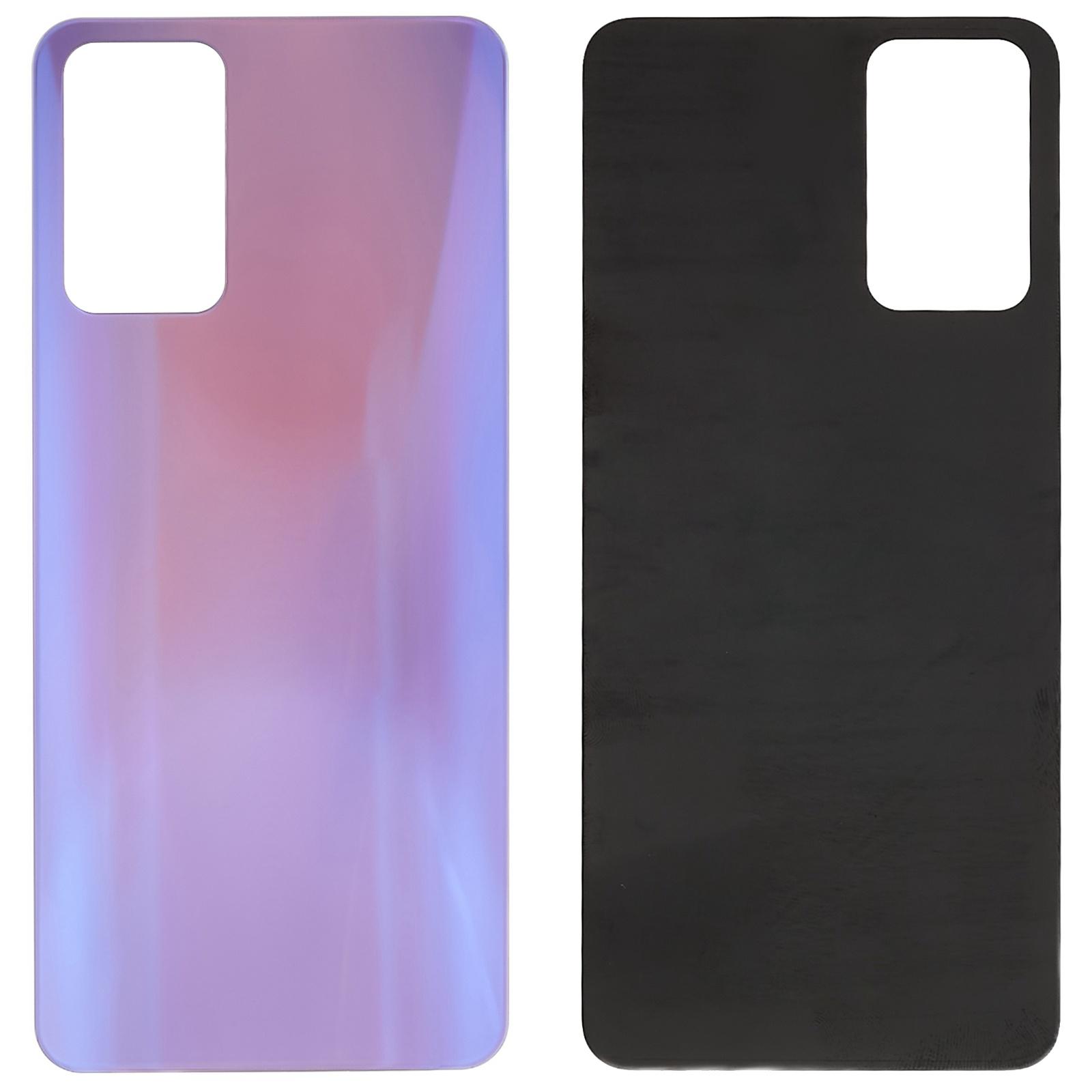 

For Oppo Reno6 5G Back Battery Housing Cover Phone Replacement Parts (without Logo) Purple