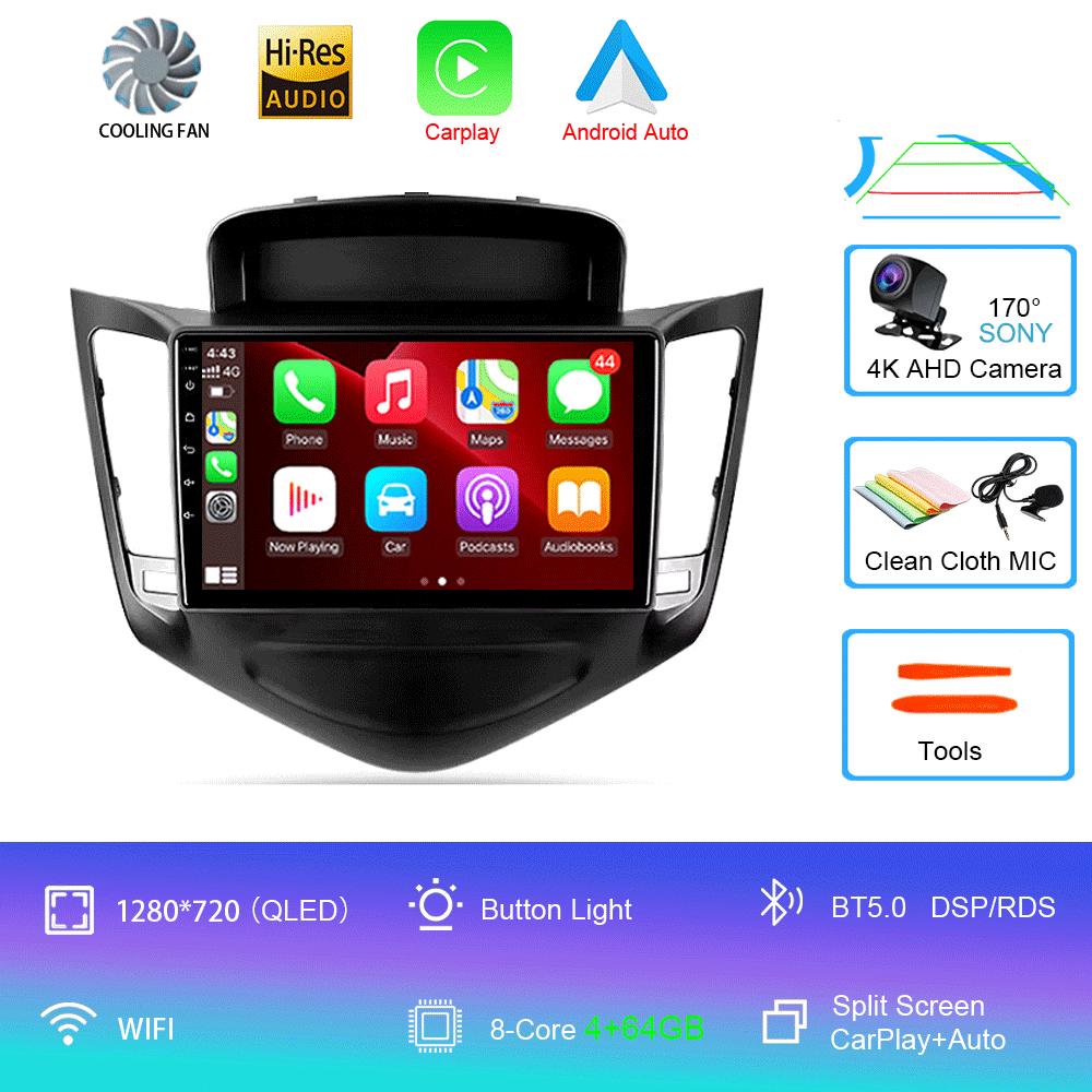 Android 14 Car Radio For Chevrolet Cruze J300 2008 - 2014 Multimedia Video Player Navigation stereo GPS No 2din 2 din dvd