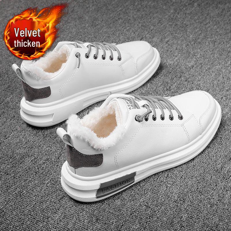 Men's High-Top Waterproof Velvet-Lined Winter Sneakers & Snow Boots