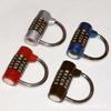 5 Dial Password Lock Zinc Alloy Sturdy Security Letters Combination Padlock Code Style Padlock-Easy To Set for Travel Bag Bike