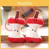 Heart Bone Small Pendant Plush Toy Key Chain For Gift And Decoration