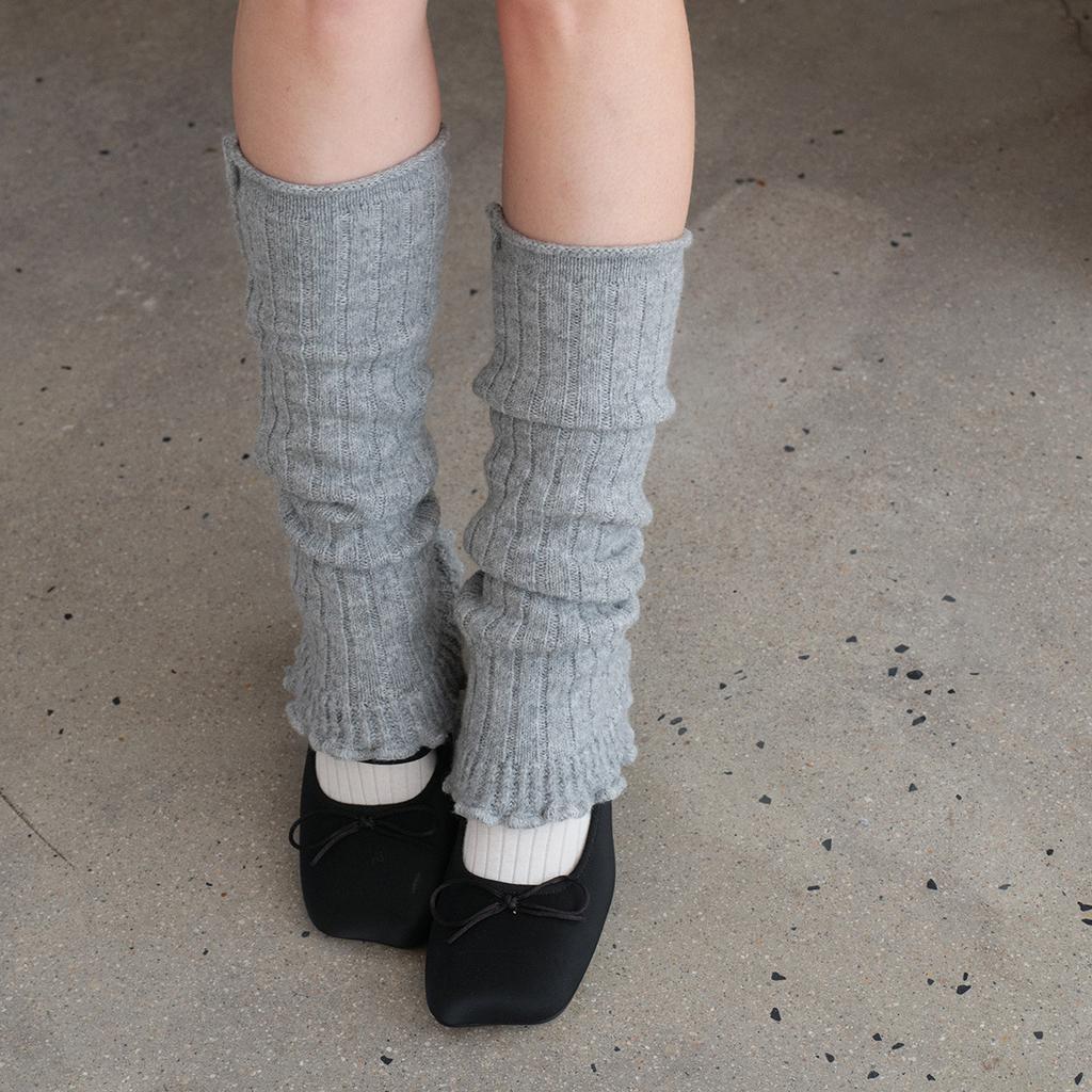Weiche einfarbige Wollmischsocken im Ballettstil mit Spitze, gestrickt, mittelhoch, Y2K, Winter warm, Millennium-Frotteesocken, Kniestrümpfe für JK-Mädchen