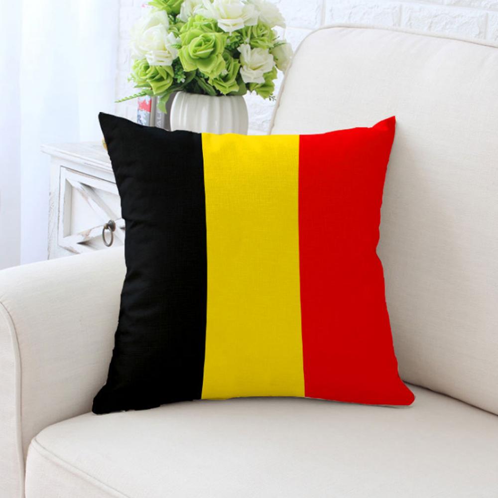 Landenvlag Kussenhoezen, Nationale Vlaggen Kussenhoes voor Huis Sofa Decoratie, Meer Landen Beschikbaar 45x45cm